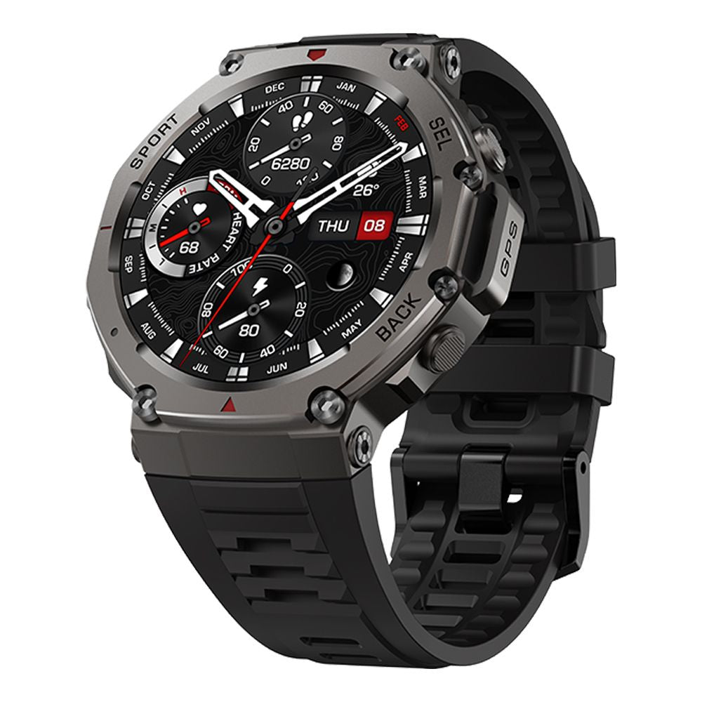 Relogio Smartwatch inteligente LB58 NFC GPS Duplo Bussola Monitor Cardiaco Modulo Esportes Resistente a Agua