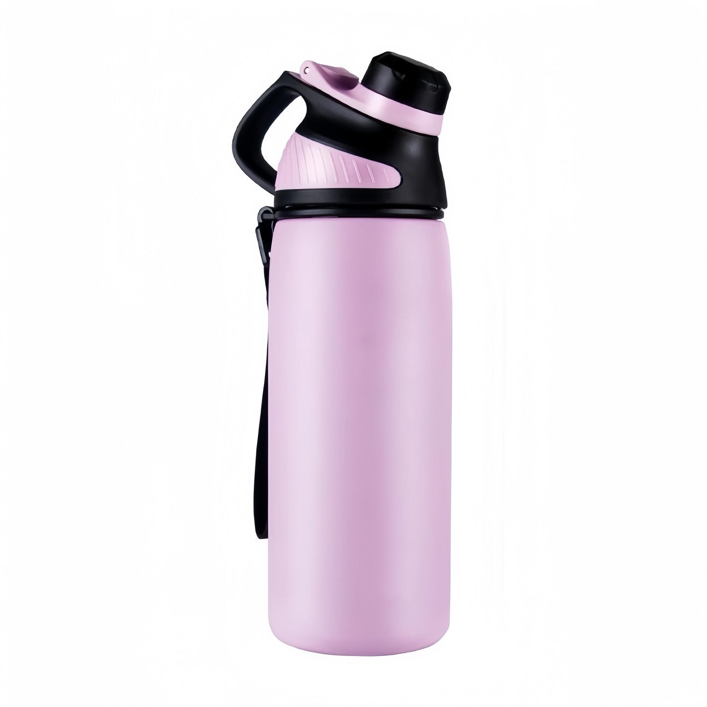 Garrafa termica pra academia 1 litro cor rosa, design moderno, ideal para manter bebidas frias por até 24 horas.