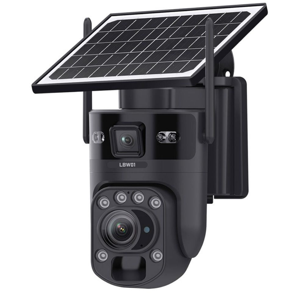 Camera wifi 4G solar lbw01 12MP zoom 20X Optico duas telas audio rastreamento cctv - Garantia de 1 Ano