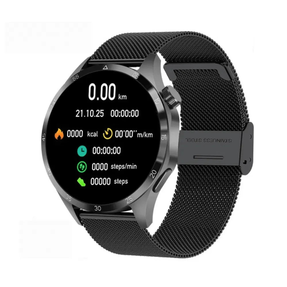Relogio Smartwatch inteligente GT4i NFC GPS Bussola - LojaLB