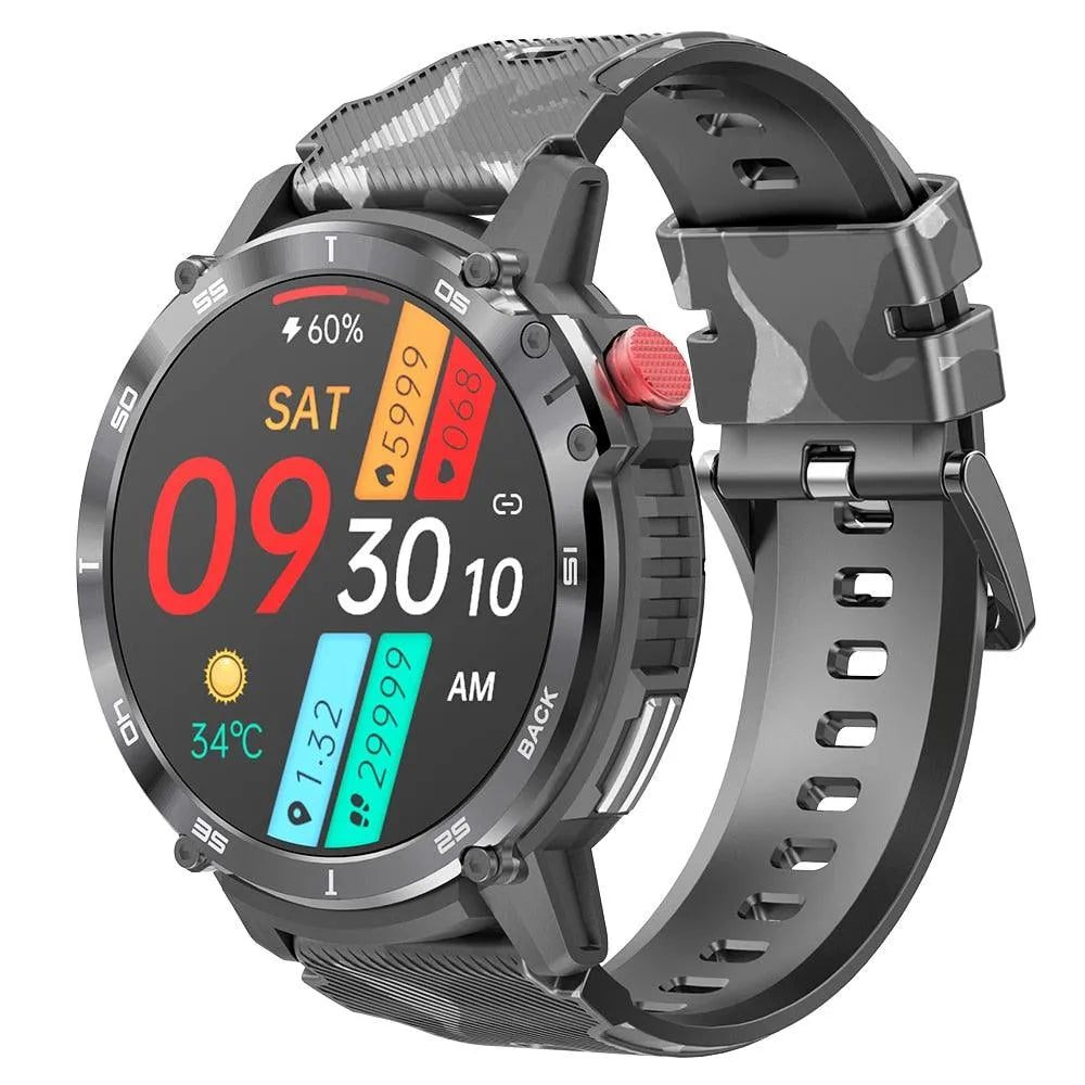 Relogio Smartwatch Sports C22 Masculino A prova d'água IP68 4GB de