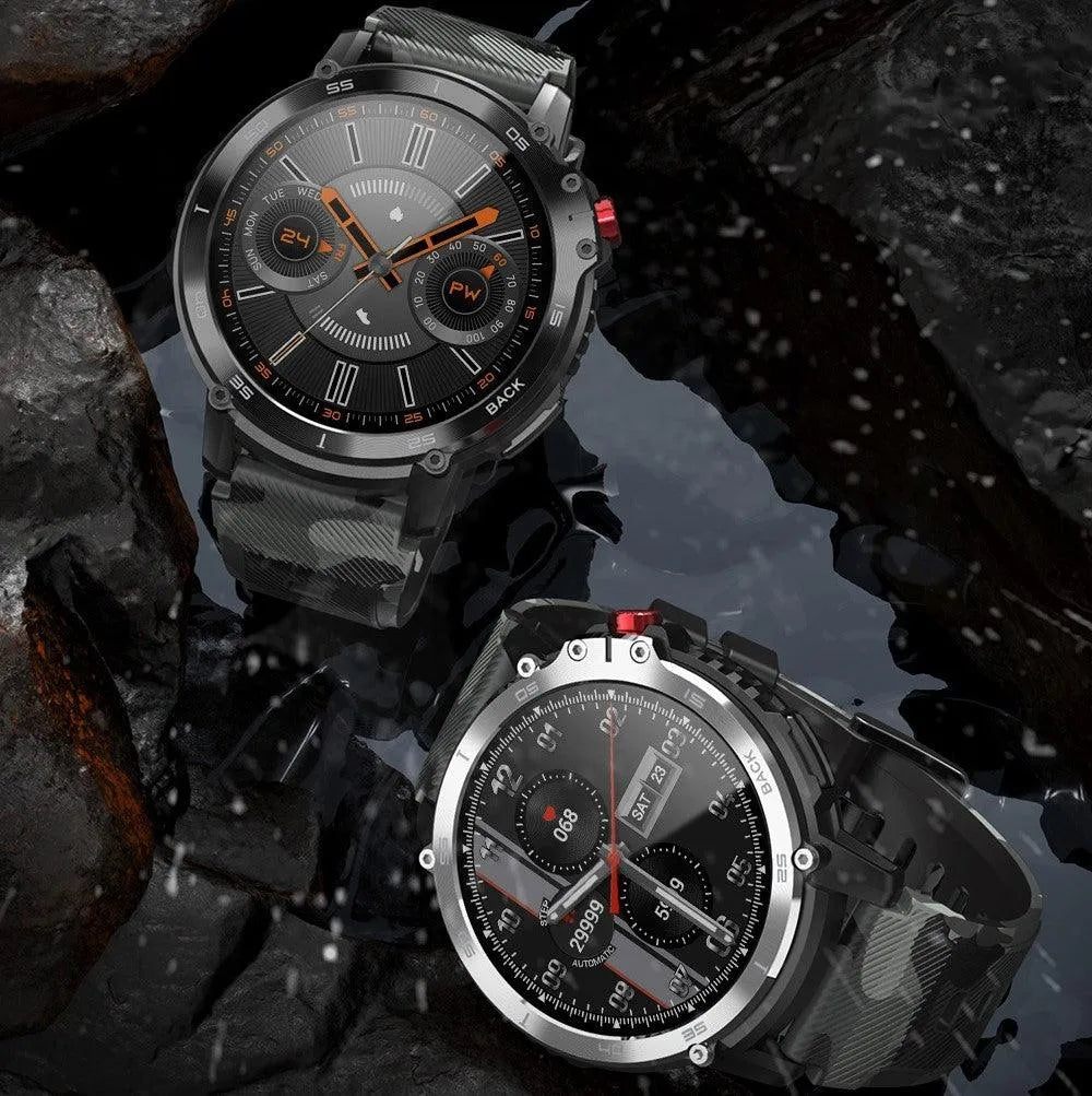 Relogio Smartwatch Sports C22 Masculino A prova d'água IP68 4GB de Memória Bluetooth Tela 1,6" HD - LojaLB