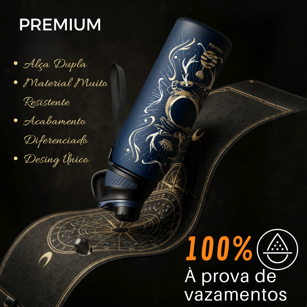 Garrafa térmica pra agua inox 1L com vedação segura e uso prático. Ideal para academia, trabalho e viagens.