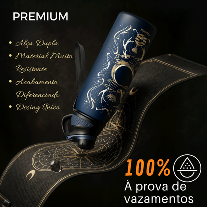 Garrafa térmica pra agua inox 1L com vedação segura e uso prático. Ideal para academia, trabalho e viagens.