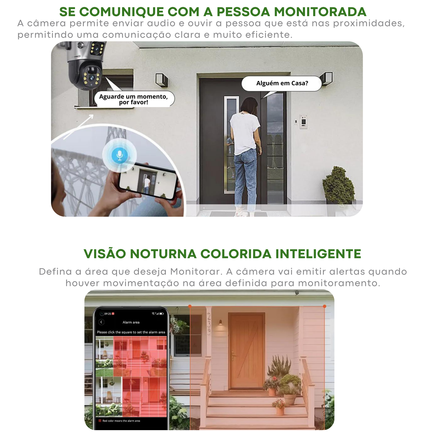 Camera solar com entrada pra chip 4g sem internet