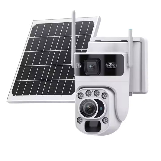 Camera wifi 4G solar lbw01 12MP zoom 20X Optico duas telas audio rastreamento cctv