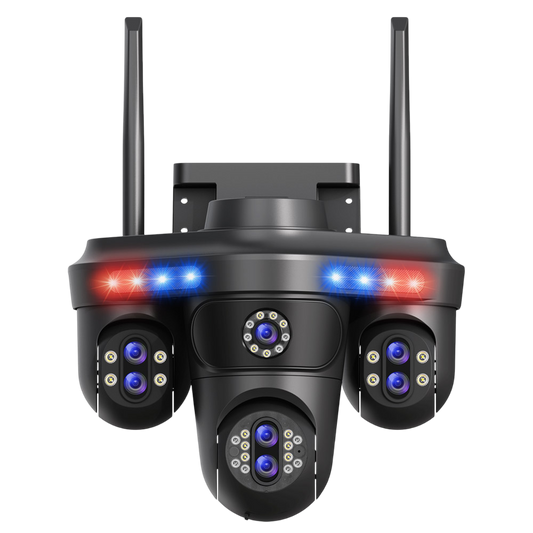Camera de segurança wifi wl367 Zoom Optico 35mp Quatro Telas 7 Lentes - Garantia de 1 Ano