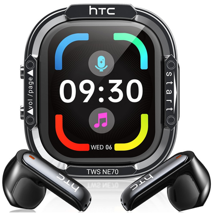 Fone de ouvido sem fio Bluetooth tradutor de Idiomas NE70 com Tela Touch Cancelamento de Ruído Som hi-hi - LojaLB