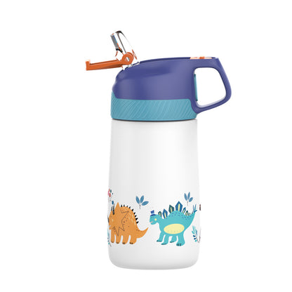 Garrafa Termica infantil estampa Com Canudo Ultra Resistente 350ml - LojaLB
