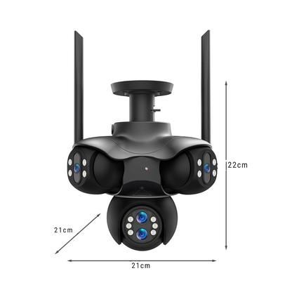 LBW02 Pro Vision 360 – Câmera de Segurança WiFi Externa com Visão Noturna e Monitoramento Inteligente - LojaLB
