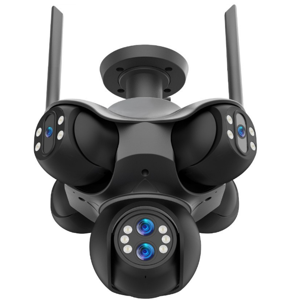 LBW02 Pro Vision 360 – Câmera de Segurança WiFi Externa com Visão Noturna e Monitoramento Inteligente - LojaLB