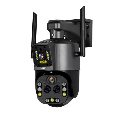 Camera wifi externa inteligente zoom 20x 8k Visão Noturna colorida Ip66 L2201 Cartão 128GB - Garantia de 1 Ano - LojaLB