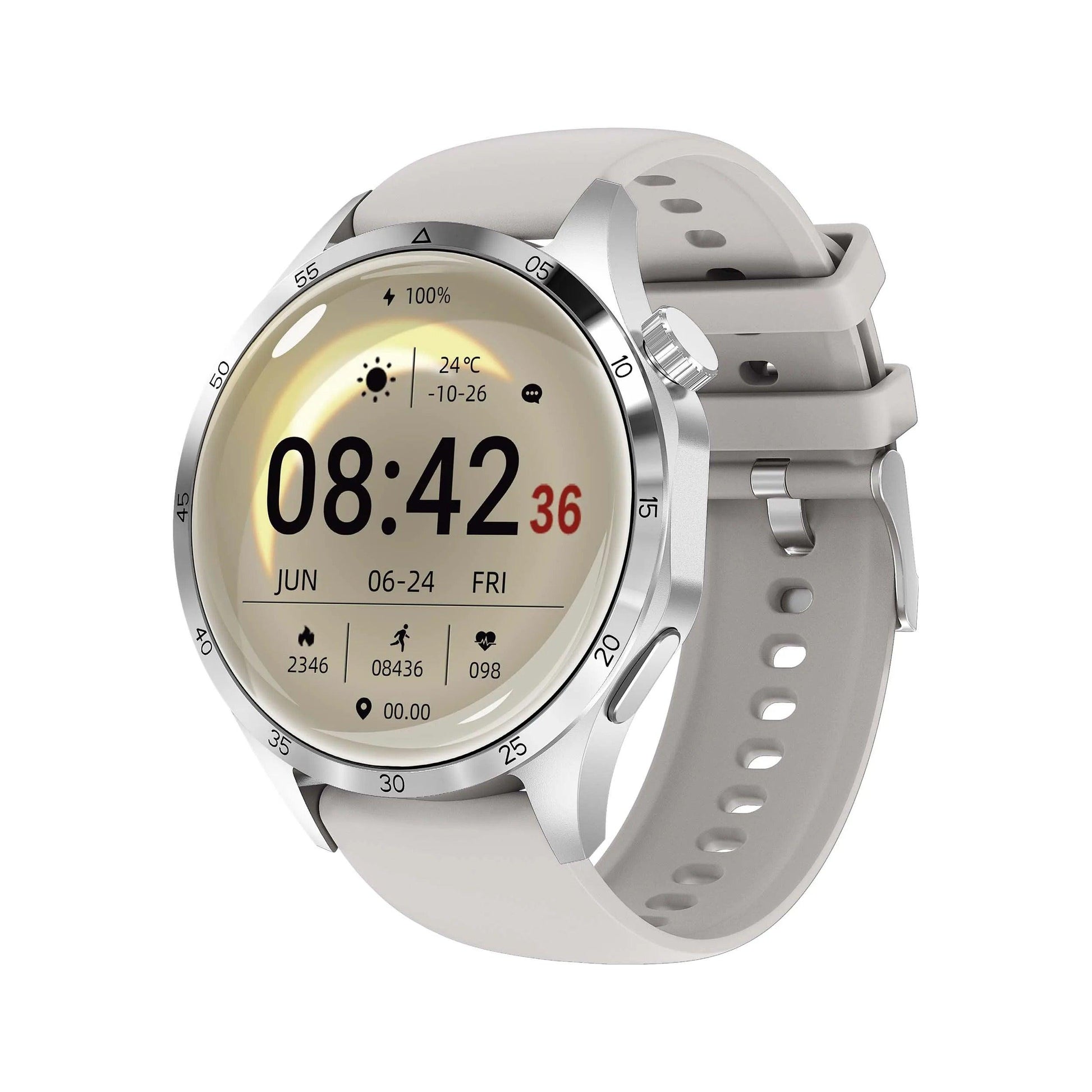 Relogio Smartwatch inteligente GT4i NFC GPS Bussola - LojaLB
