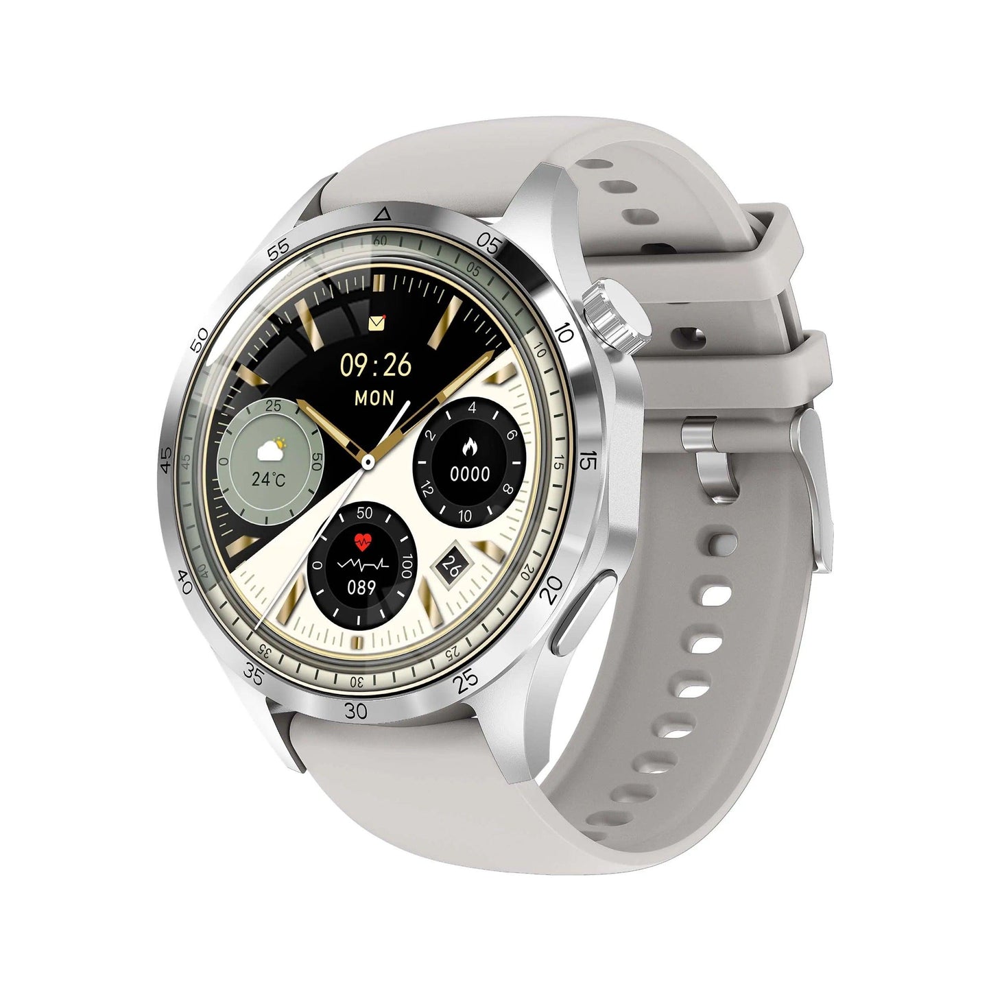Relogio Smartwatch inteligente GT4i NFC GPS Bussola - LojaLB