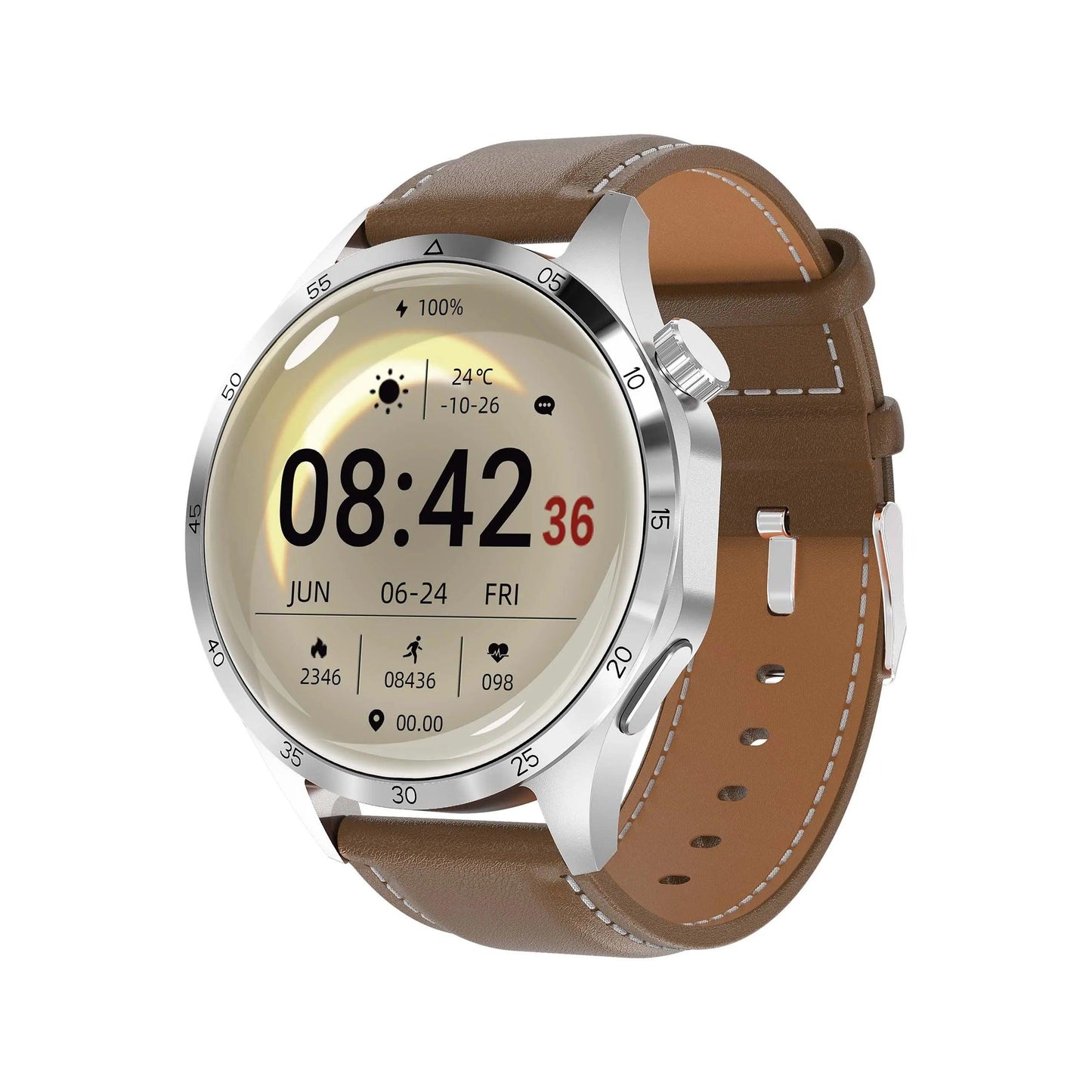 Relogio Smartwatch inteligente GT4i NFC GPS Bussola - LojaLB