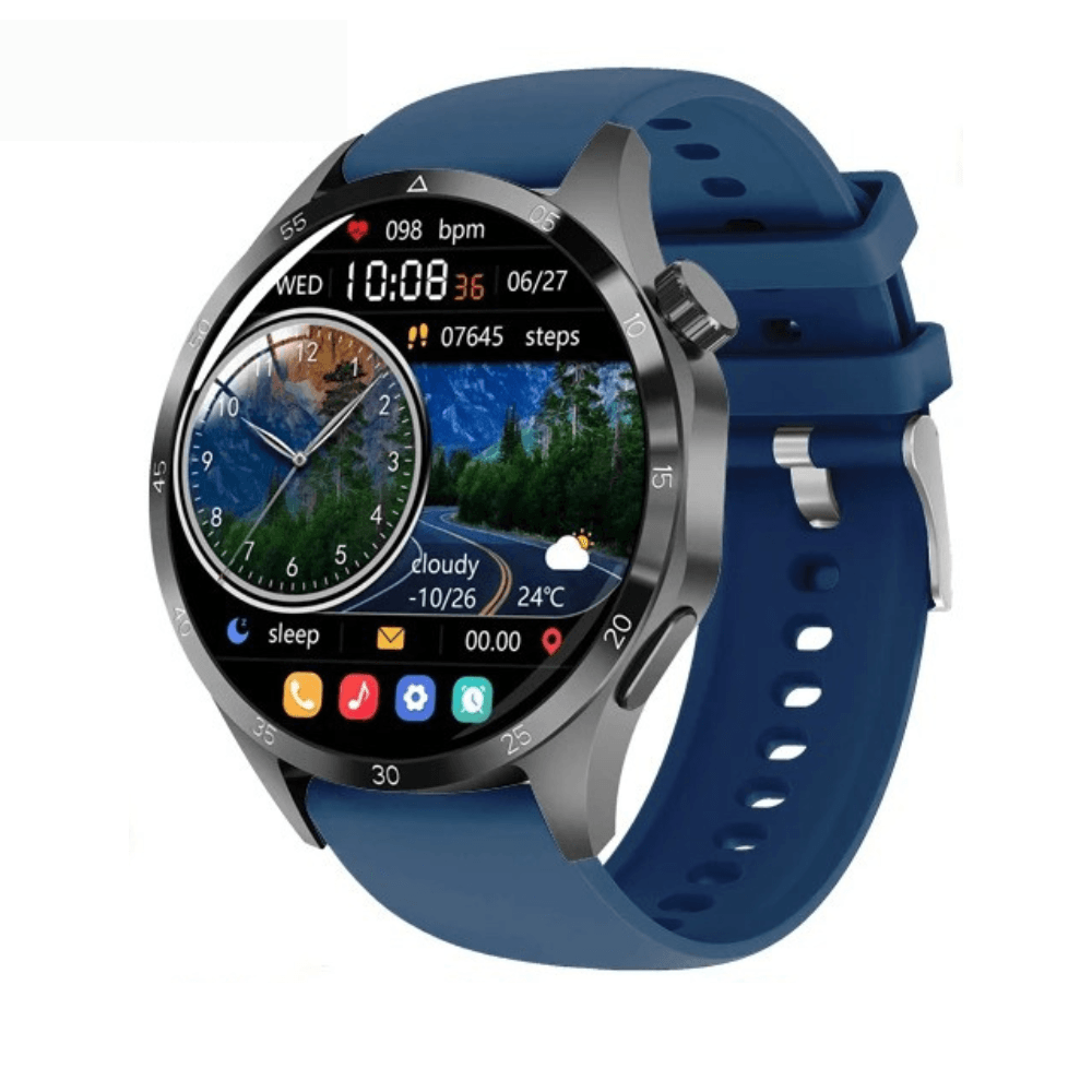 Relogio Smartwatch inteligente GT4i NFC GPS Bussola - LojaLB