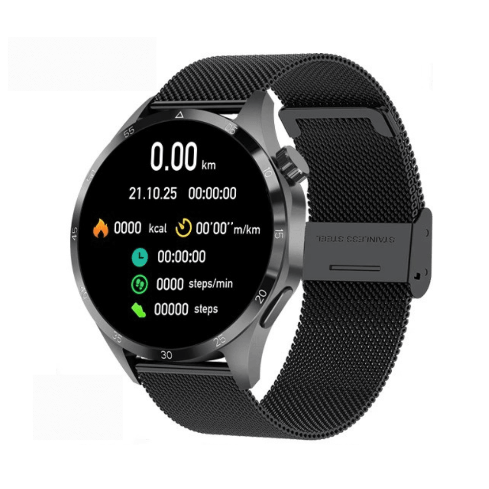 Relogio Smartwatch inteligente GT4i NFC GPS Bussola - LojaLB