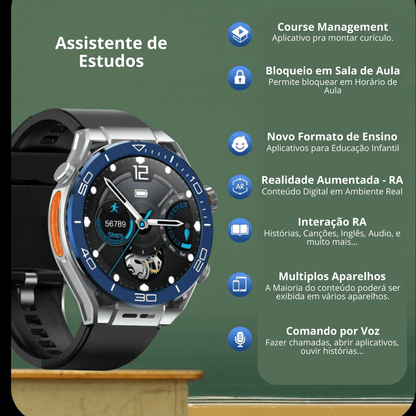 Relógio Smartwatch x5 com chip 4g GPS Wifi 64GB - LojaLB
