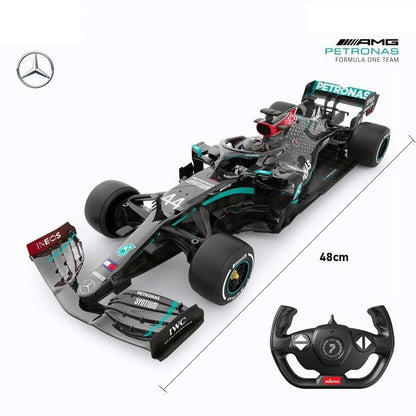 Carrinho de controle remoto da Mercedes F1 Brinquedo Carro Formula 1 48cm - LojaLB