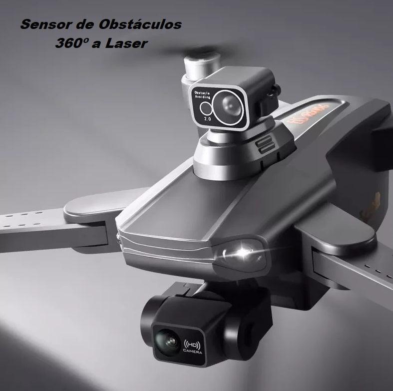 Drone Com Câmera 8k GPS Ate 3km Gimbal 3Eixos 5G Duas Câmeras Motores Brushless - LojaLB
