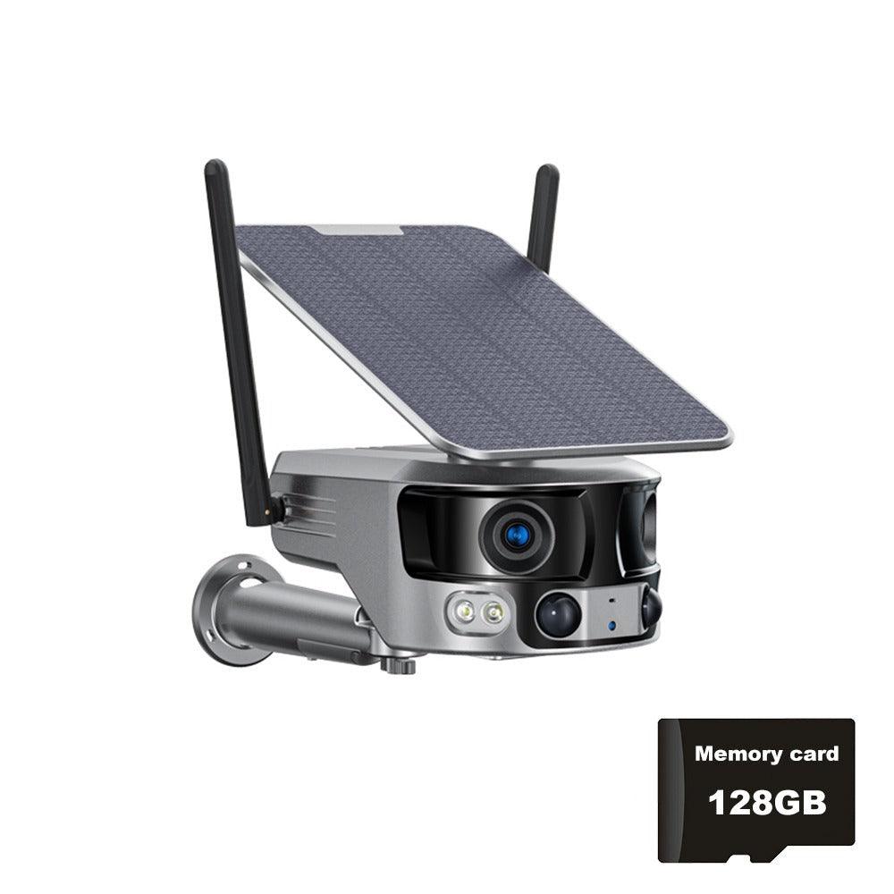 L401 Camera solar externa 4G Wifi 4k 180 graus Detecção Inteligente de Humanos Suporta CCTV Visão Panoramica - Garantia de 1 Ano - LojaLB