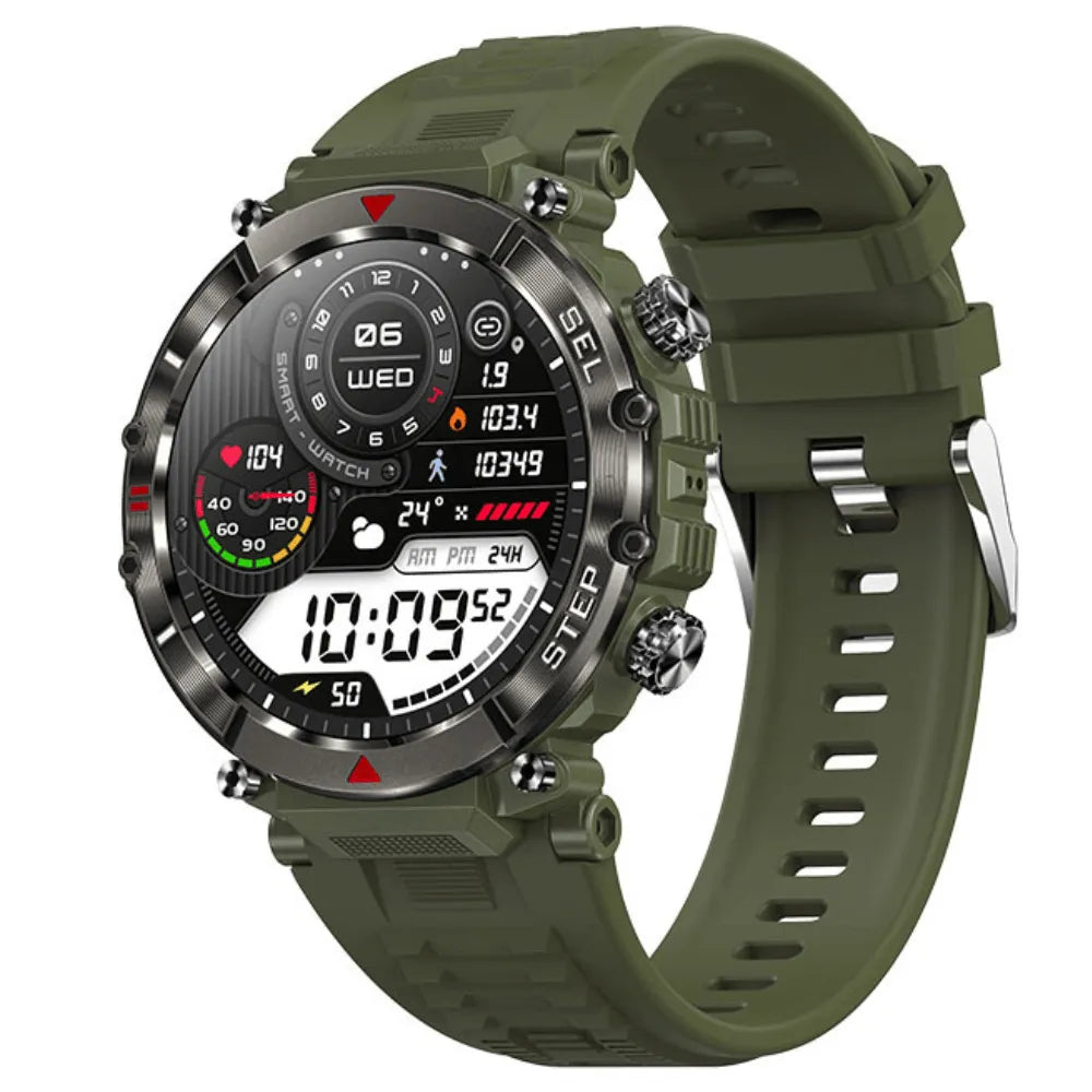 Relogio Smartwatch Sport Masculino e Feminino Bluetooth 5.2 Tela HD 1,39 Polegadas A Prova D'água IP67 Resolução 360x360 326PPI 8763ESensor Triaxial - LojaLB
