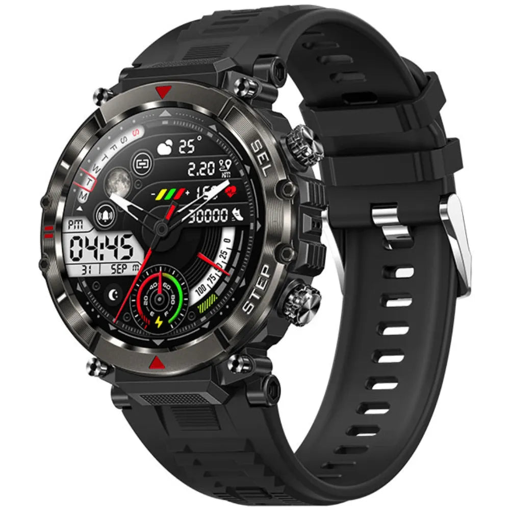 Relogio Smartwatch Sport Masculino e Feminino Bluetooth 5.2 Tela HD 1,39 Polegadas A Prova D'água IP67 Resolução 360x360 326PPI 8763ESensor Triaxial - LojaLB