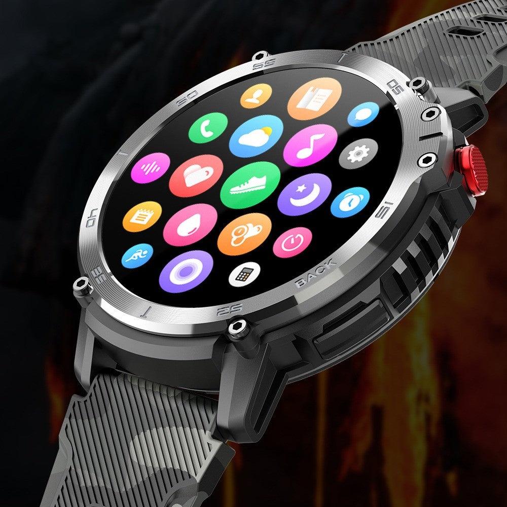 Relogio Smartwatch Sports C22 Masculino A prova d'água IP68 4GB de Memória Bluetooth Tela 1,6" HD - LojaLB
