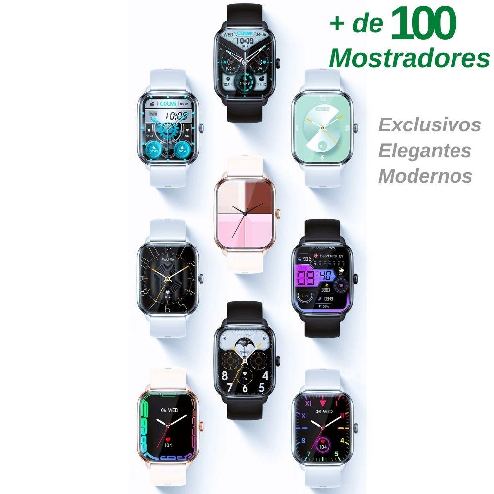 Smartwatch Relogio inteligente watch top ip67 Tela 1.9" Assistente de Voz Bt5.0 Android iphone ios masculino feminino - LojaLB